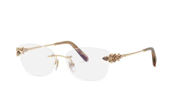 Chopard Donna VCHM47S 300KS2 Montature da vista Metallo Oro Squadrata