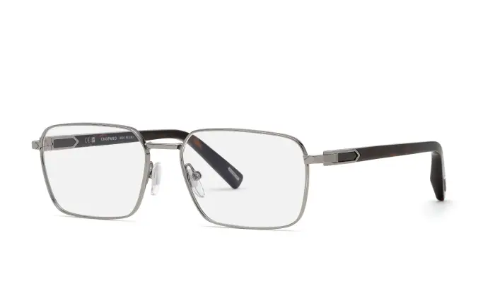 Chopard Uomo VCHM36 509 Montature da vista Metallo Grigio Squadrata