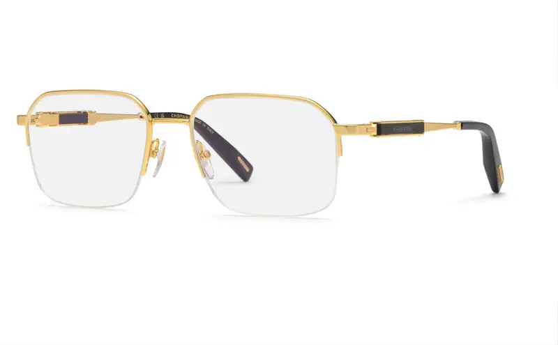 Chopard Uomo VCHL51 400 Montature da vista Metallo Oro Squadrata