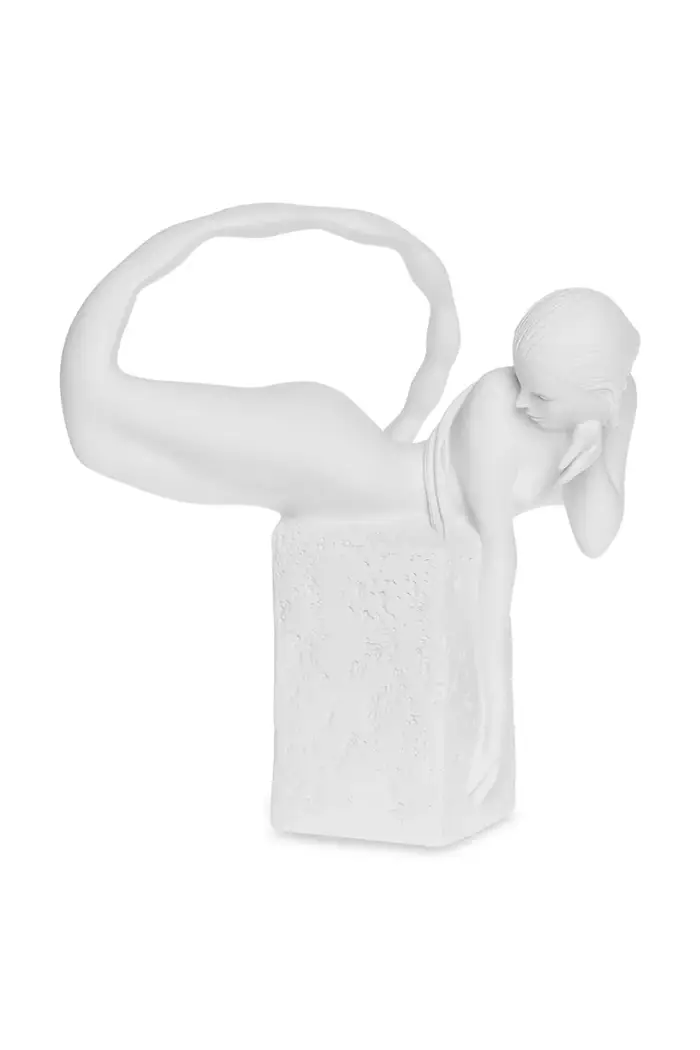 figurina decorativa Skorpion 19 cm Bianco
