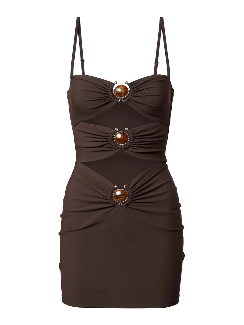 Christopher Esber MiniVestito in lycra Beige