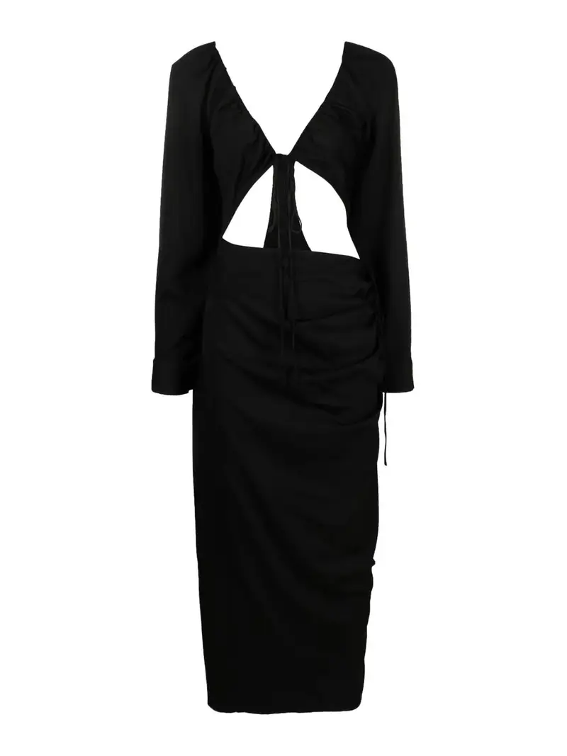 Christopher Esber Vestito con maniche Nero