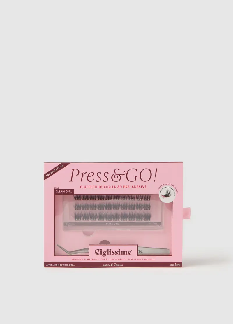 CIGLISSIME Kit Completo Press&go Stile Clean Girl, Donna Adult