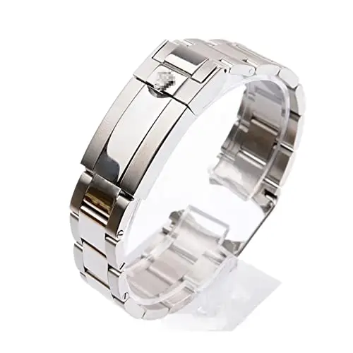 REFKIT Cinturino for Rolex for SUBMARINER for DAYTONA Cinturino for orologio da uomo con bordo ad arco in acciaio inossidabile