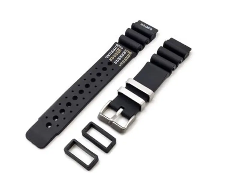 Generico Cinturino in Gomma compatibile con Promaster Aqualand orologio Ny 0040 jp2000 nd limits strap da 20mm 22mm 24mm