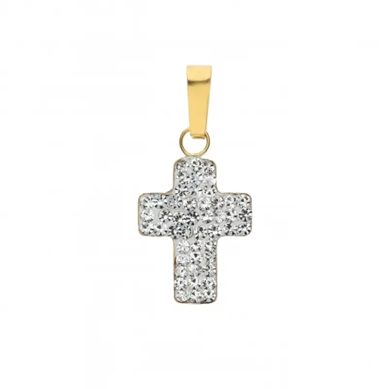 Gioielleria Lucchese Oro Ciondolo Croce Donna Oro Giallo GL101752