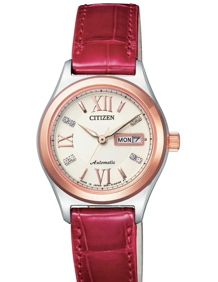 Citizen Orologio Automatico Zaffiro Acciaio Inossidabile Made in Japan PD7164-09A