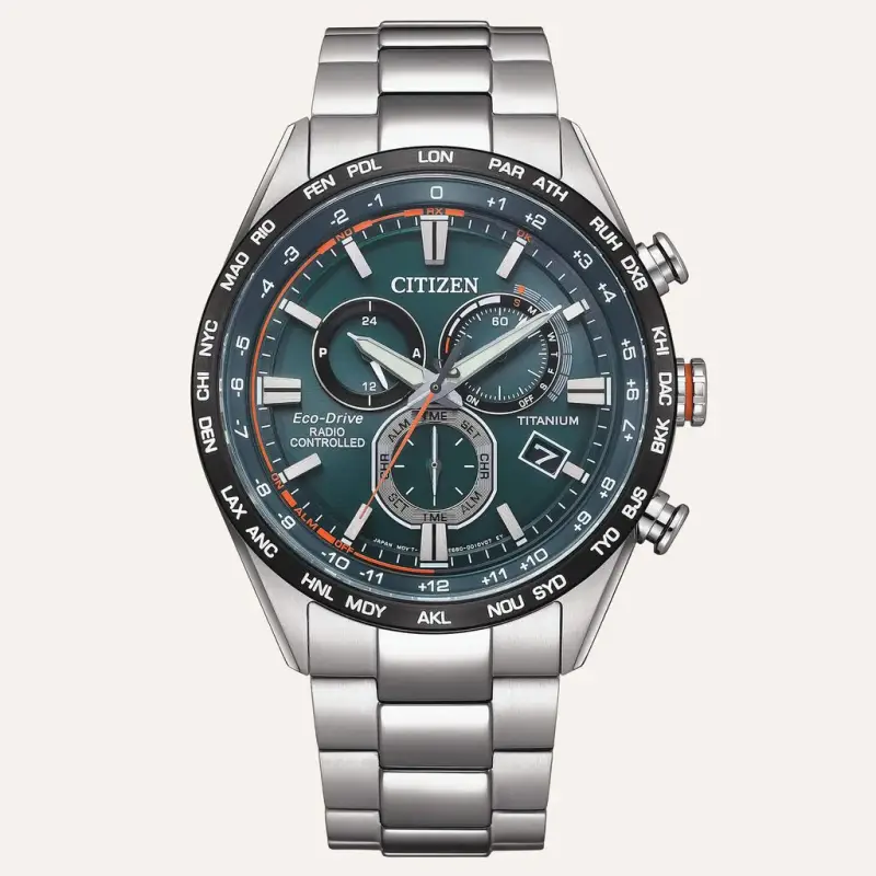 Citizen Orologio Eco Drive Radiocontrollato Cb5946-82x