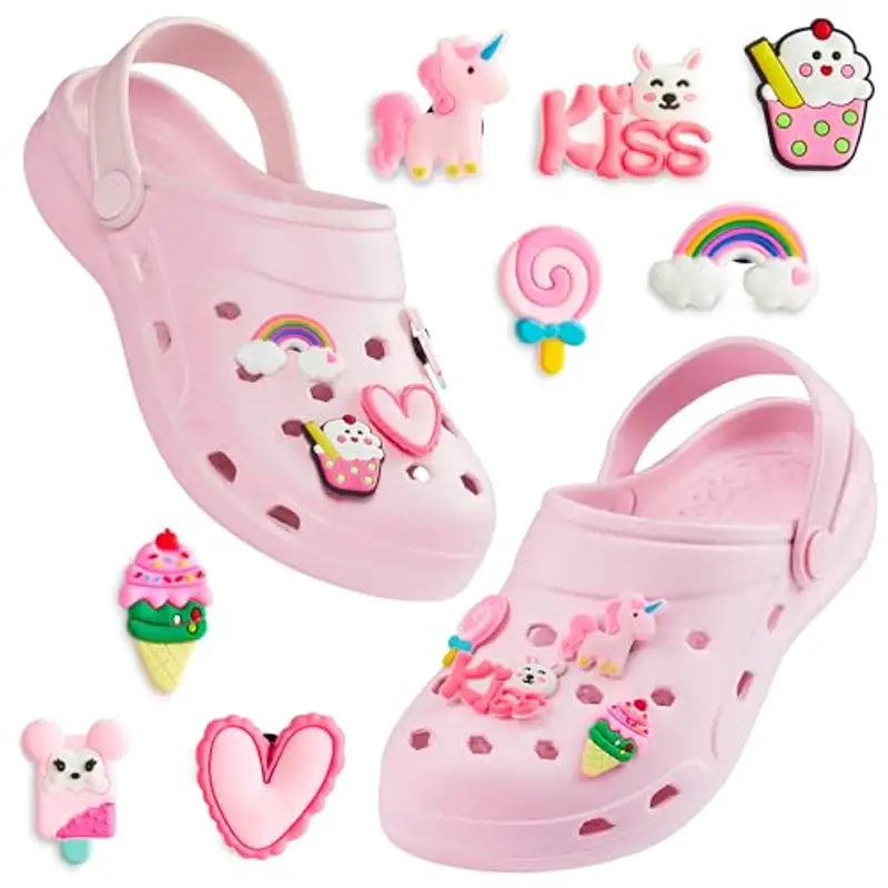 CityComfort Clogs con Rimovibile Charms Bambina, Spiaggia e Ciabatte Piscina