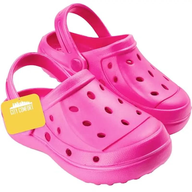 CityComfort Zoccoli Bambina Tie Dye Ciabatte Estive con Cinturino per Spiaggia Piscina Interno Esterno Regalo Ragazza