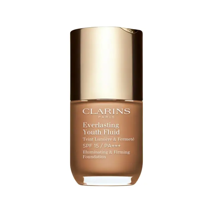 Clarins Everlasting Youth Fondotinta Fluido Illuminante e Rassodante - Trucco liquido 30 ml tonalità 113