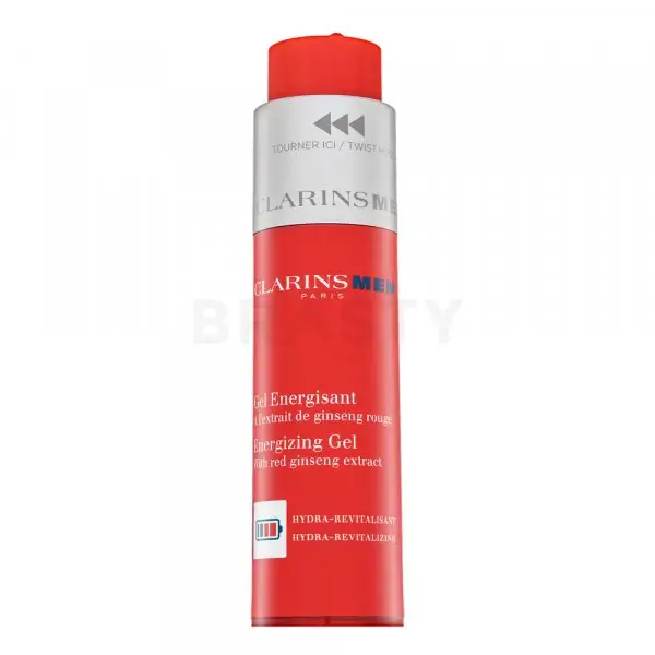 Clarins Gel Energizzante con Estratto di Ginseng Rosso Uomo 50 ml