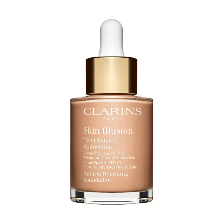 Clarins Skin Illusion Teint Naturel Hydratation SPF15 107 Beige - Fondotinta liquido