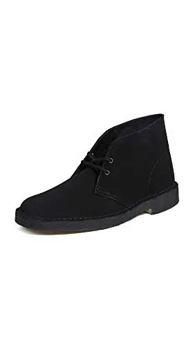 Clarks Men's Desert Boot Boot, Black Suede, 110 M US