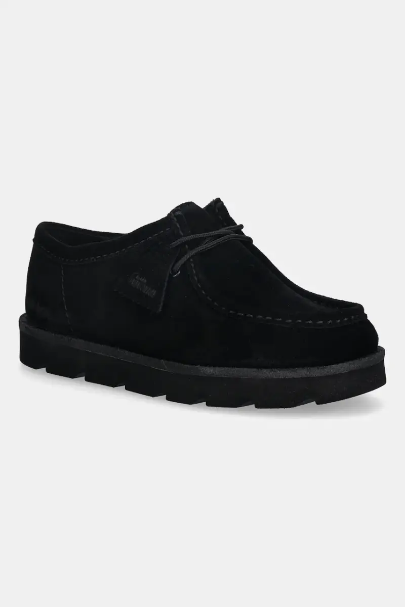 Clarks Originals scarpe in camoscio Meare Walla uomo colore nero 26183761