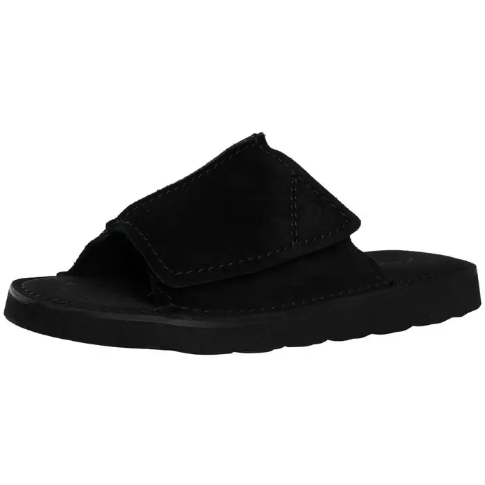 Clarks Pantofole Ciabatte in camoscio Solsbury Nero
