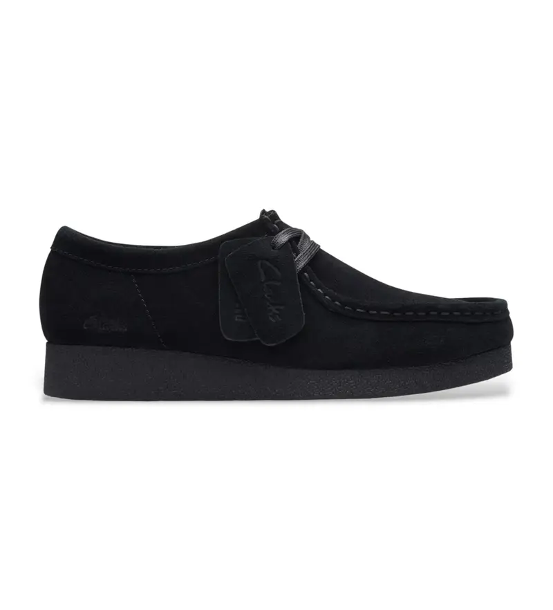 per donna. 26174746 Scarpe Wallabee EVO in pelle nera (35.5), Nero, 1 a 3 cm, Camoscio, Stringhe, Casual