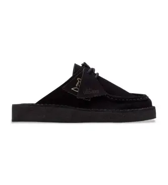 Clarks per donna 26181109 Zoccoli in pelle nera DSRTNomad, Nero, Basso, Camoscio, Nessuno, Casual