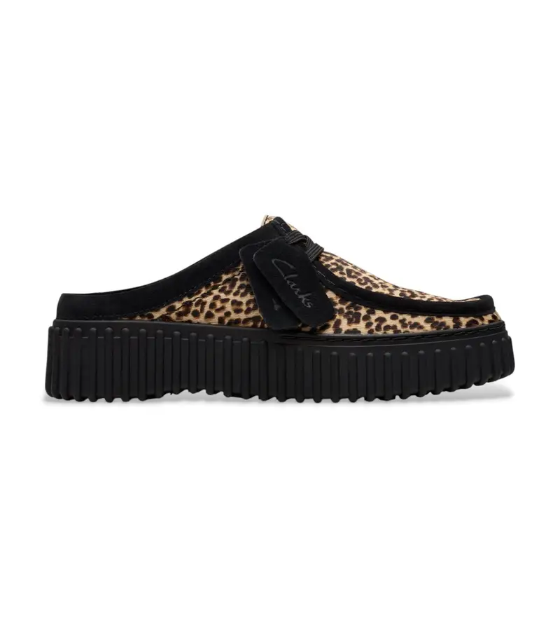 per donna. 26181195 Scarpe Torhill Mule in pelle nera (37), Nero, Basso, 3 a 5cm, Camoscio, Nessuno, Casual, Animal Print