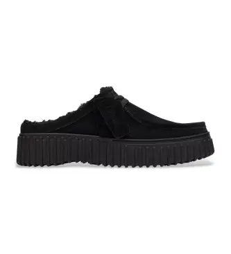 per donna 26183008 Zoccoli Torhill Mule in pelle nera (40), Nero, Basso, 1 a 3 cm, Nessuno, Casual