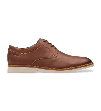 Clarks per uomo 26172070 Scarpe Atticus LTLace in pelle marrone (42 5), Basso, Stringhe, Casual, Classico