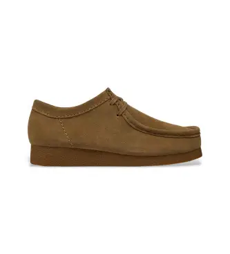 Clarks per uomo 26172821 Scarpe in pelle marrone Wallabeeevo, Basso, Camoscio, Stringhe, Casual, Classico