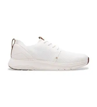 Clarks per uomo 26181985 Scarpe Motion Trek MX bianche (6,= 40), Bianco, Basso, Stringhe, Casual, Mesh