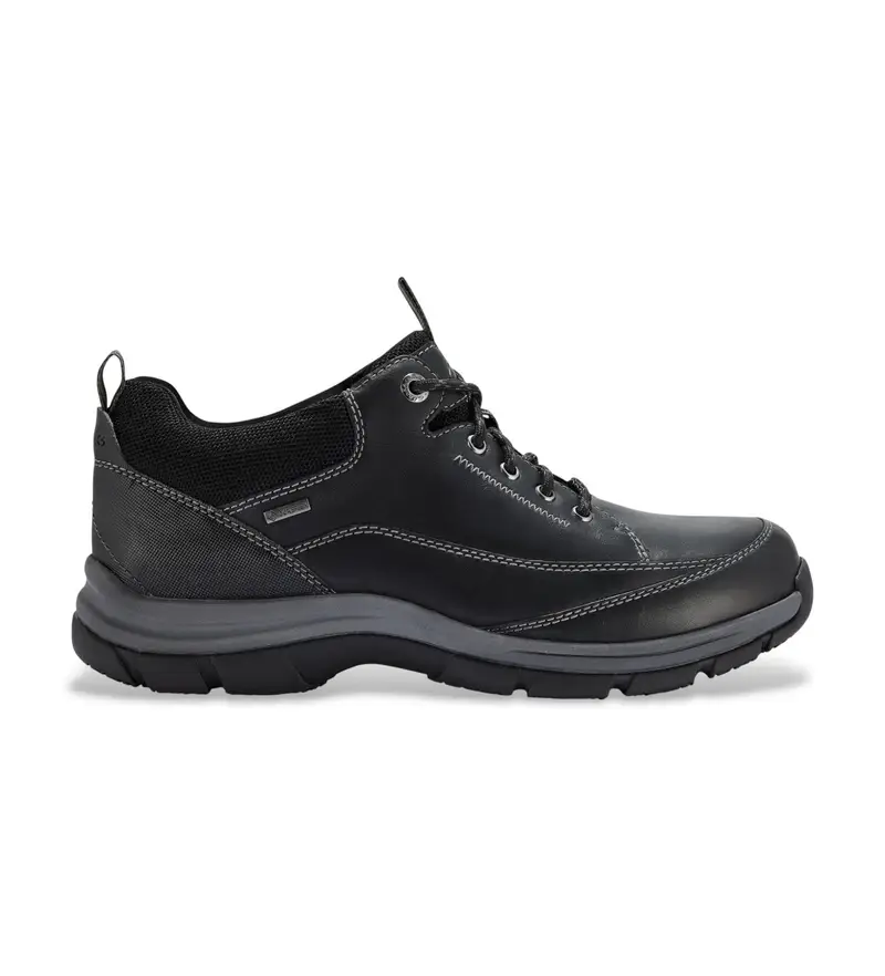 per uomo. 26184443 Sneakers Spypath Lo GTX in pelle nera (39.5), Nero, Basso, Stringhe, Casual, All'aperto