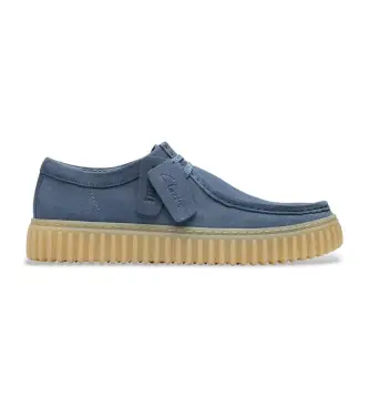 per uomo 26184695 Scarpe Torhill Lo in pelle blu (45), Basso, Camoscio, Stringhe, Casual