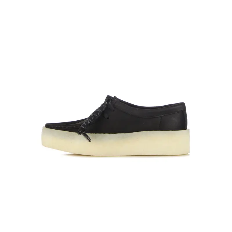 Clarks Scarpa Lifestyle Donna W Wallabee Cup Black/nubuck