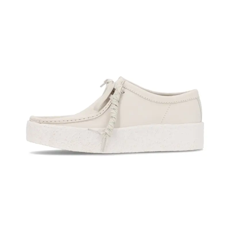 Clarks Scarpa Lifestyle Uomo Wallabee Cup White/nubuck