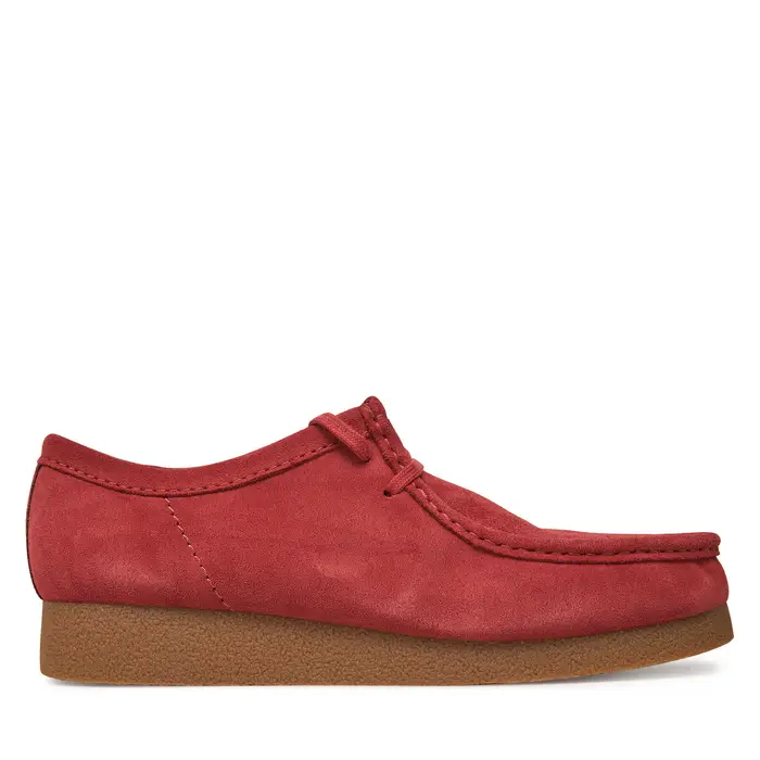 Clarks Scarpe basse Wallabee 26180921 Rosso