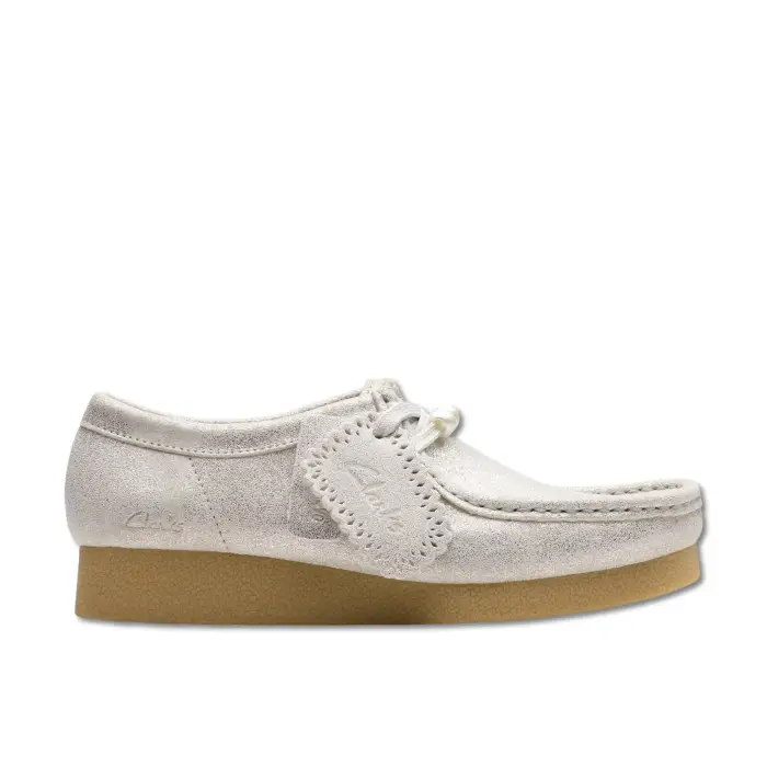 Clarks Scarpe da barca da donna WallabeeEVO Argenté