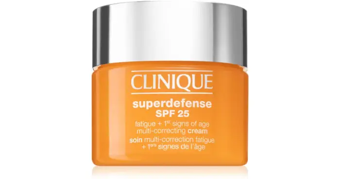 Clinique Superdefense™ SPF 25 Fatigue + 1st Signs Of Age Crema Multi-Correttiva contro i primi segni di invecchiamento per pelli grasse e