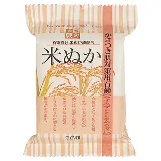 Clover Rice Bran Soap 120g