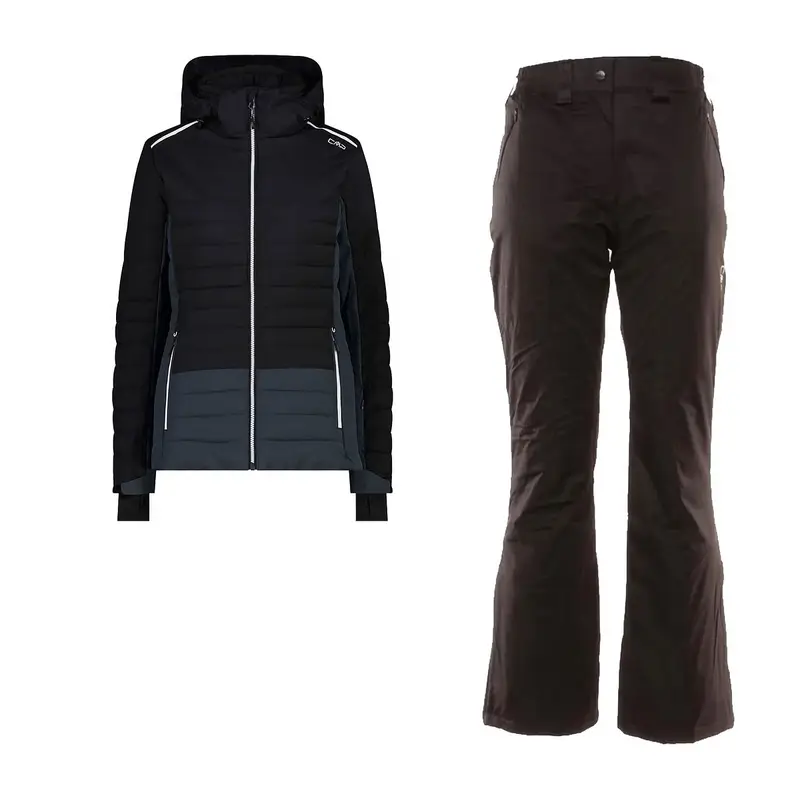 CMP COMPLETO GIACCA + PANTALONI DONNA Nero