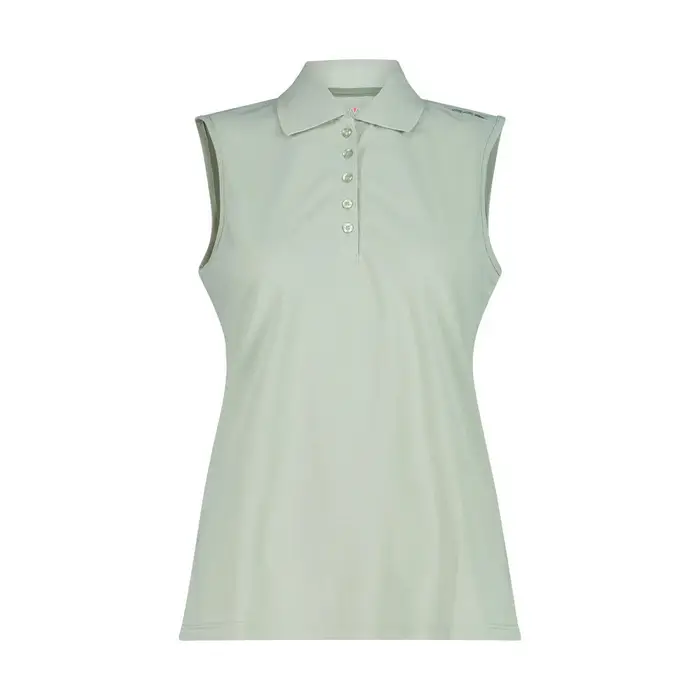 CMP Polo WOMAN POLO SLEEVELESS Verde