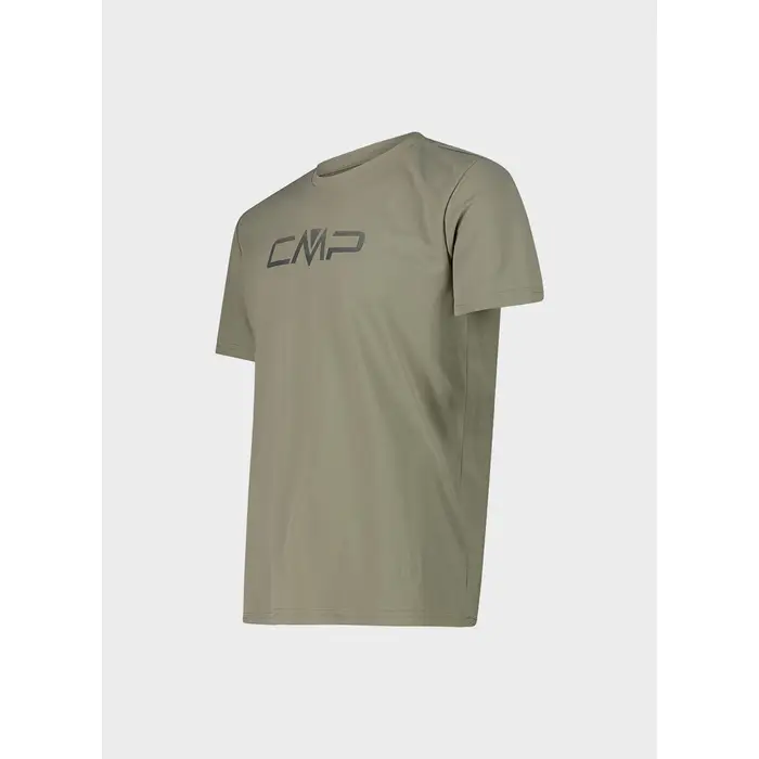 CMP T-shirt MAGLIA A MANICHE CORTE GIROCOLLO CON LOGO Grigio