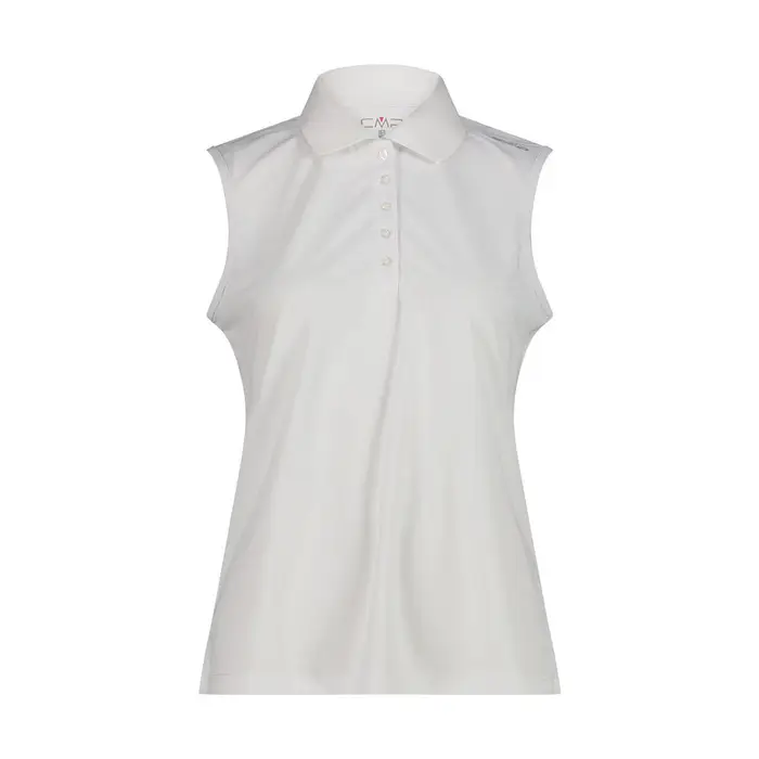 CMP Top WOMAN POLO SLEEVELESS Bianco