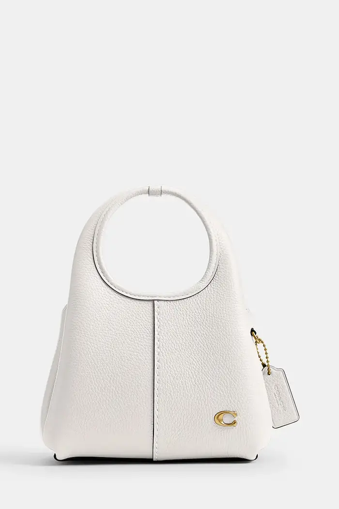Coach borsa a tracollo da donna in pelle Lana 19 Bianco