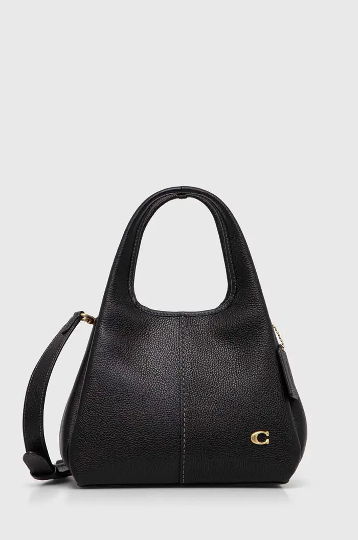 Coach borsa a tracollo da donna in pelle Lana Shoulder Bag 23 Nero