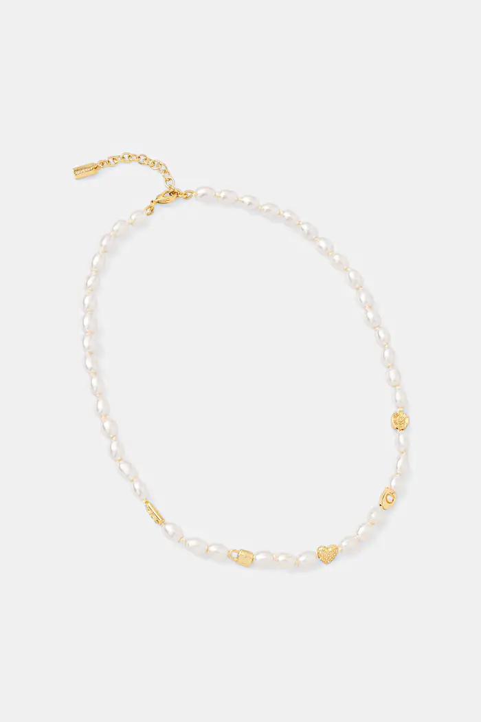 Coach collana da donna in metallo Oro