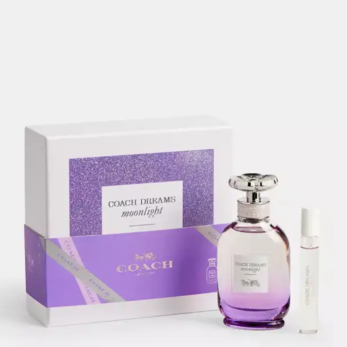 Coach Set Dreams Moonlight Eau De Parfum per donna 60 ml + Dreams Moonlight Eau De Parfum per donna 7,5 ml
