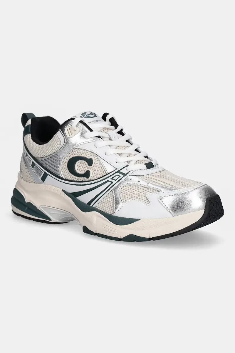 Coach sneakers Mesh Sneaker uomo colore verde CAQ28