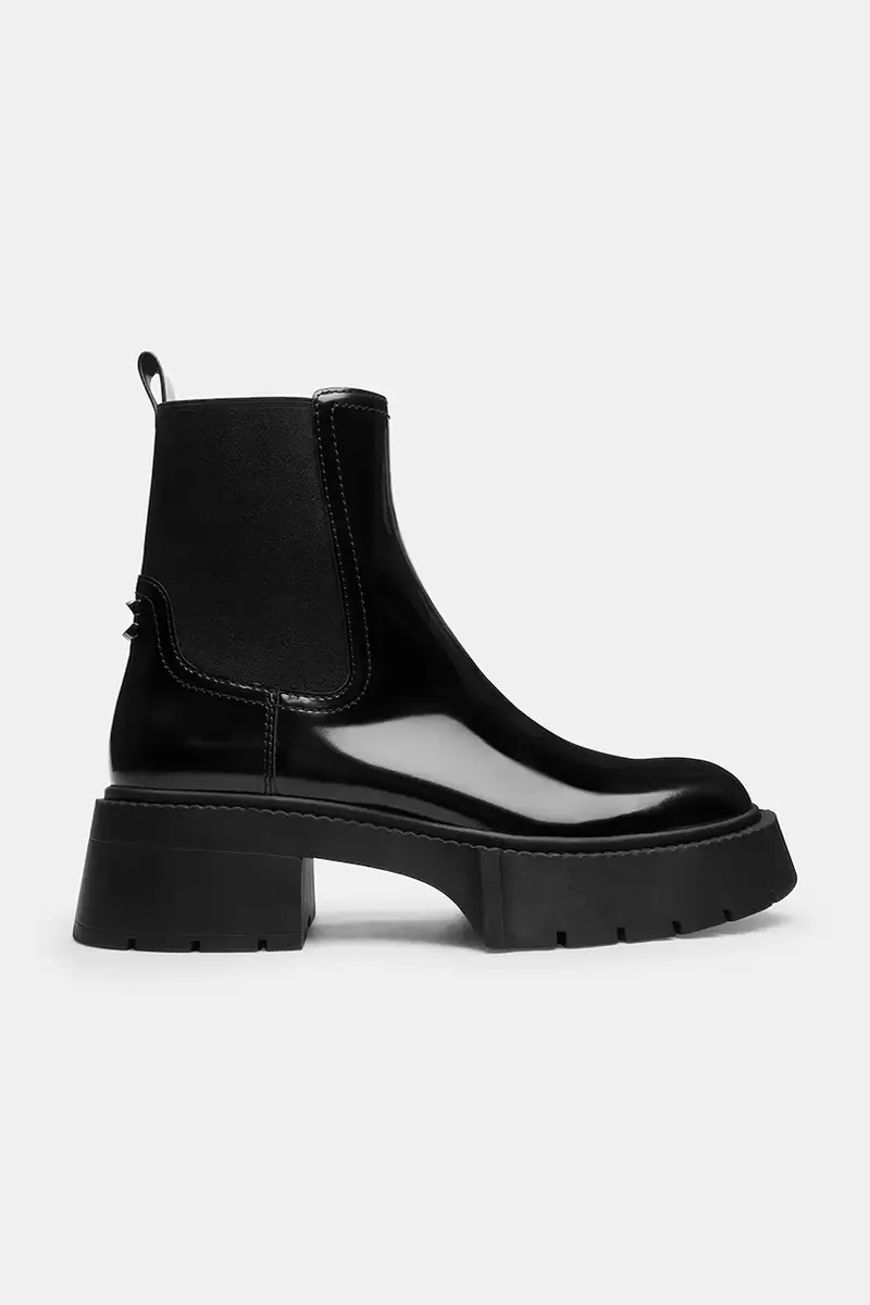 Coach stivaletti alla caviglia Leah Platform donna colore nero CCH90