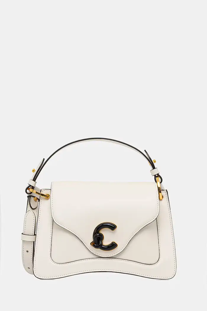 Coccinelle borsa a mano in pelle C-ME CALF&MARB Beige