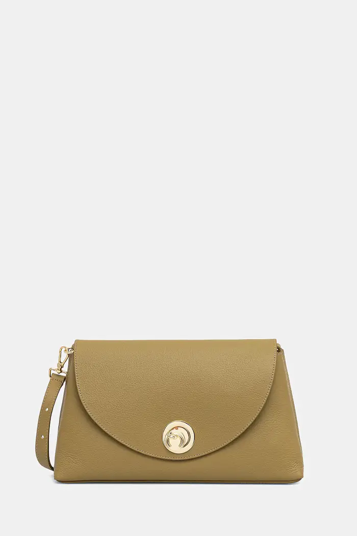 Coccinelle borsa a mano in pelle NIKLA Verde