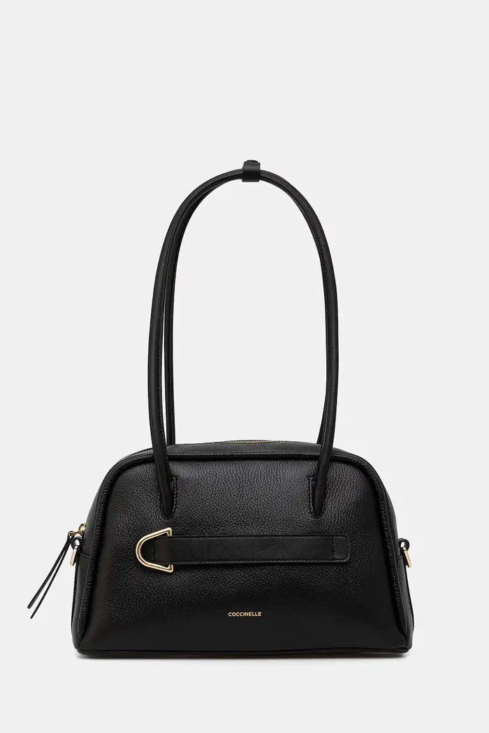 Coccinelle borsa a mano in pelle PAKI Nero