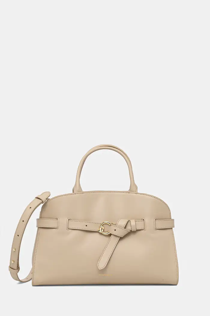 Coccinelle borsa a mano in pelle SABINE Beige