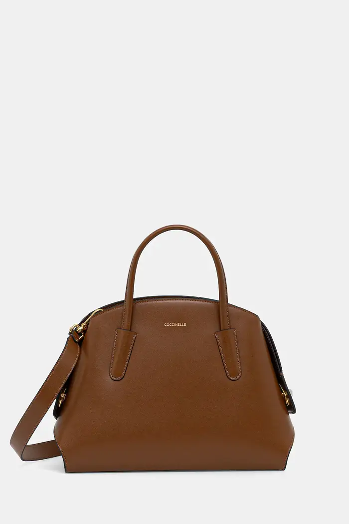 Coccinelle borsa a mano in pelle TYLDE Marrone